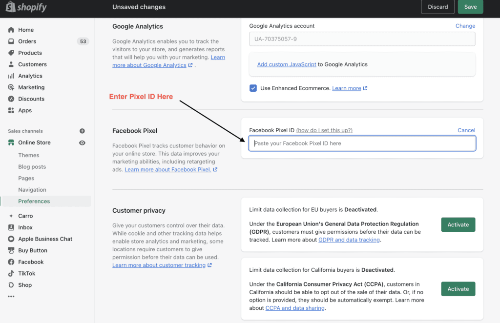 How to Add a Facebook Pixel to Your Shopify Store