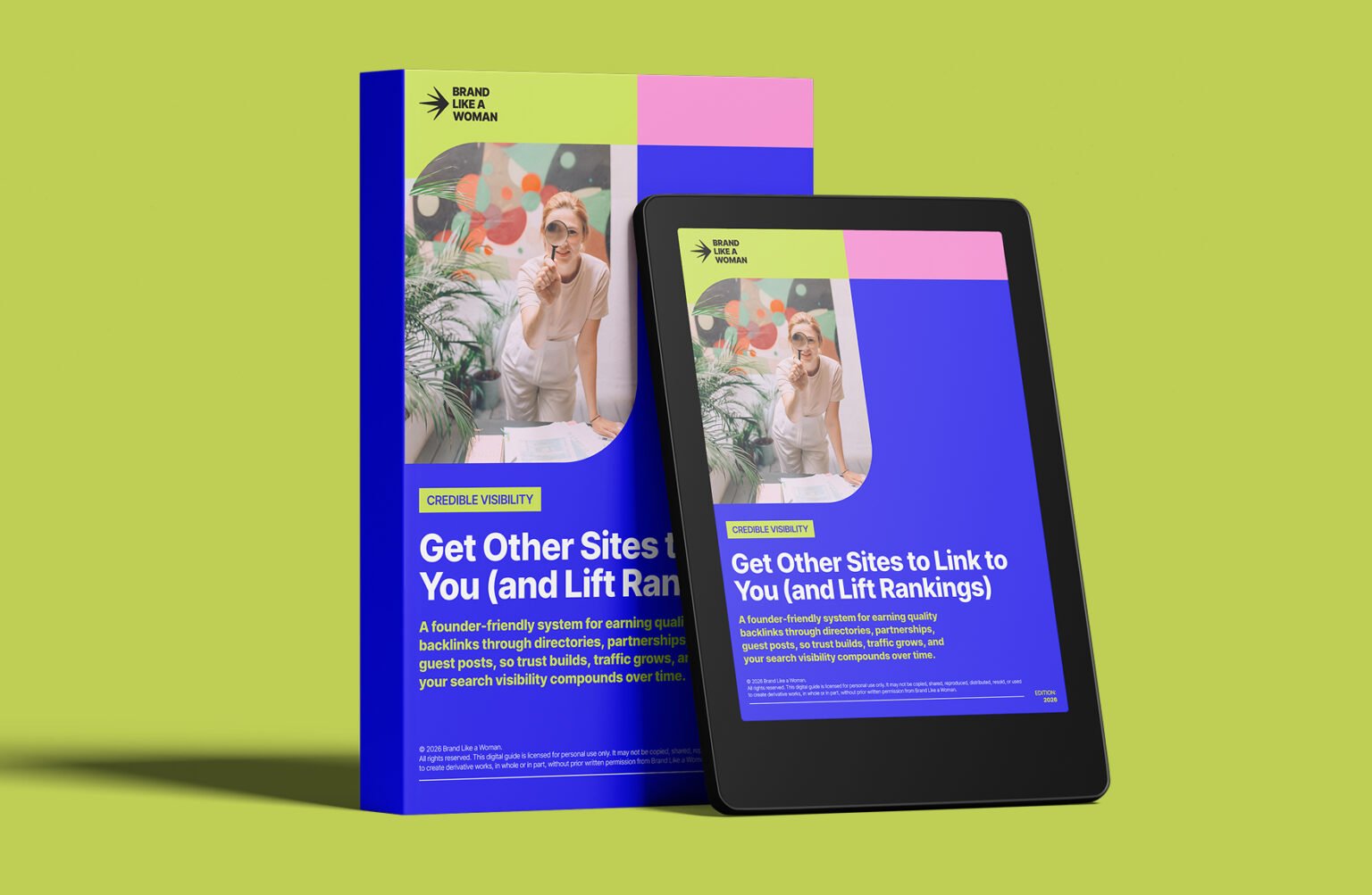Brand Like a Woman membership page design — Create Circus