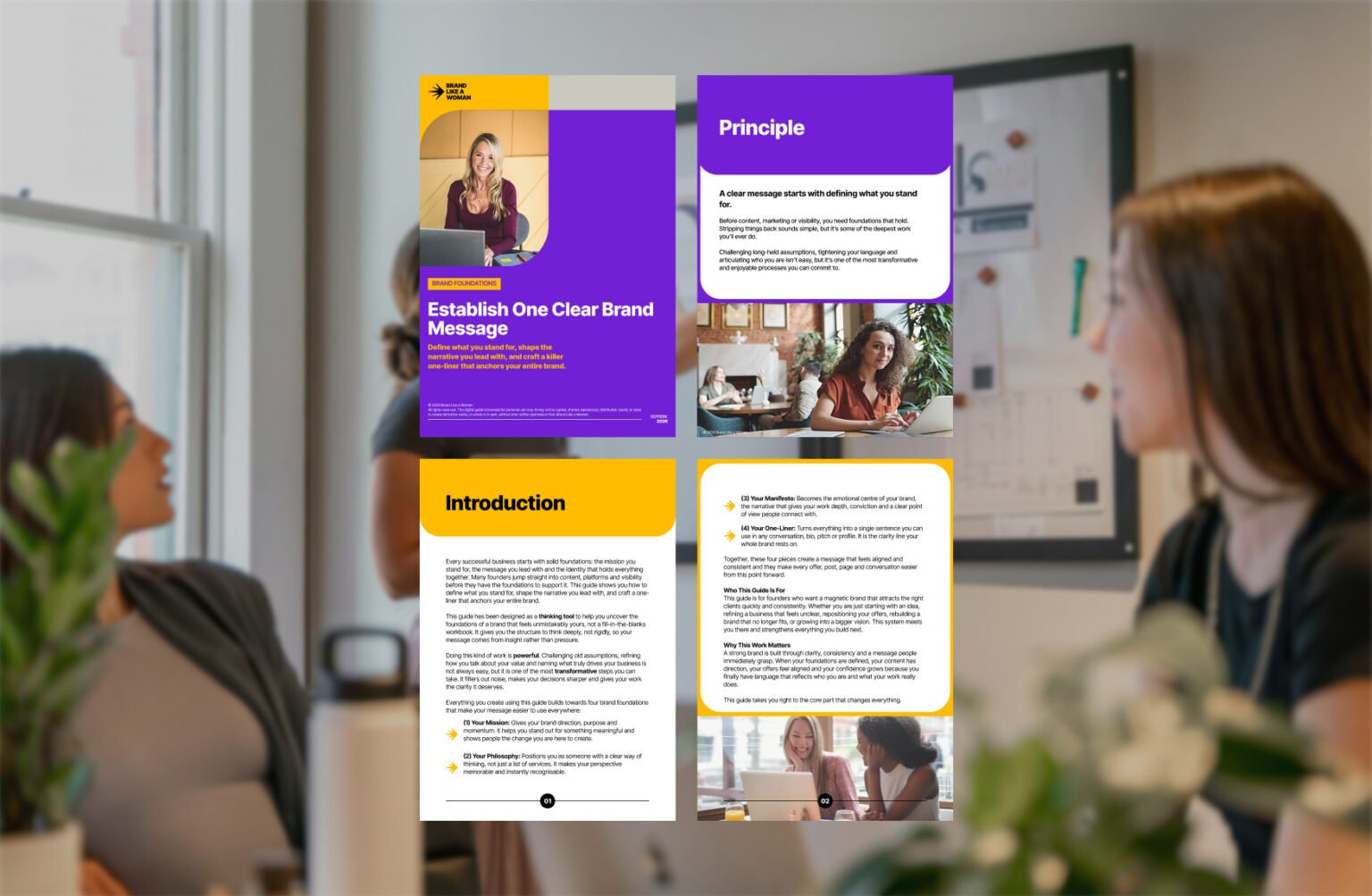 Brand Like a Woman Shopify store full view — Create Circus